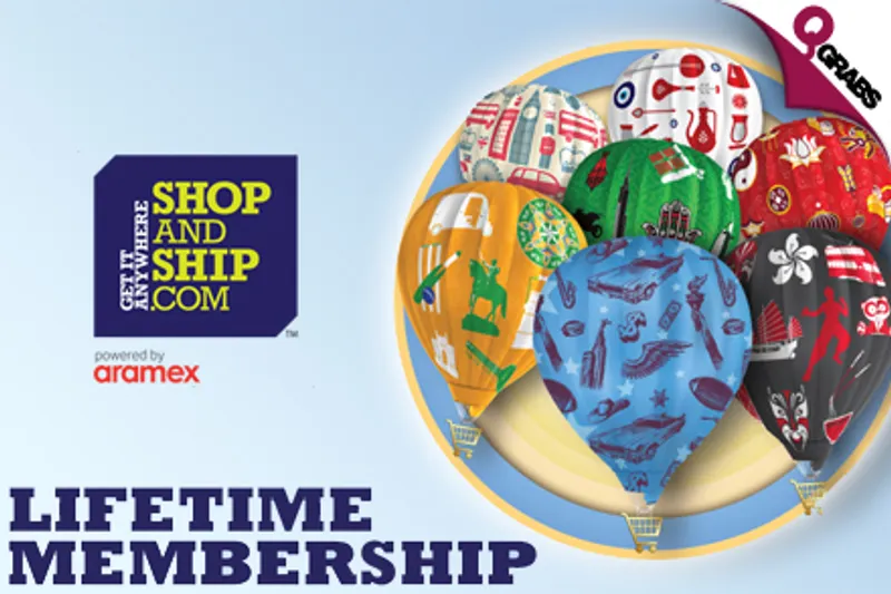 For QR66, Get a Lifetime membership with Aramex Shop and Ship! (A total of 7 Personalized shopping accounts: New York, London, Shanghai, Hong Kong, Dubai, Mumbai and Istanbul! (QR164 Value)